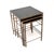 1960s Vintage Brass Nesting Tables, 1960, Set of 3 For Sale - Image 5 of 11