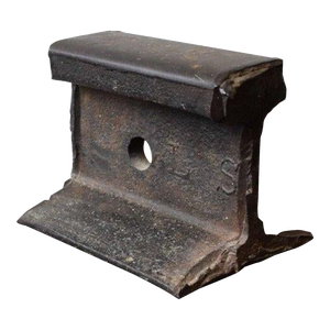 Vintage Make-Do Train Rail Anvil, Circa Mid-Late 19th Century