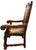 1950s Set of 6 Spanish Renaissance Revival Dining Chairs, Two Arm Chairs, Four Side Chairs For Sale - Image 9 of 15