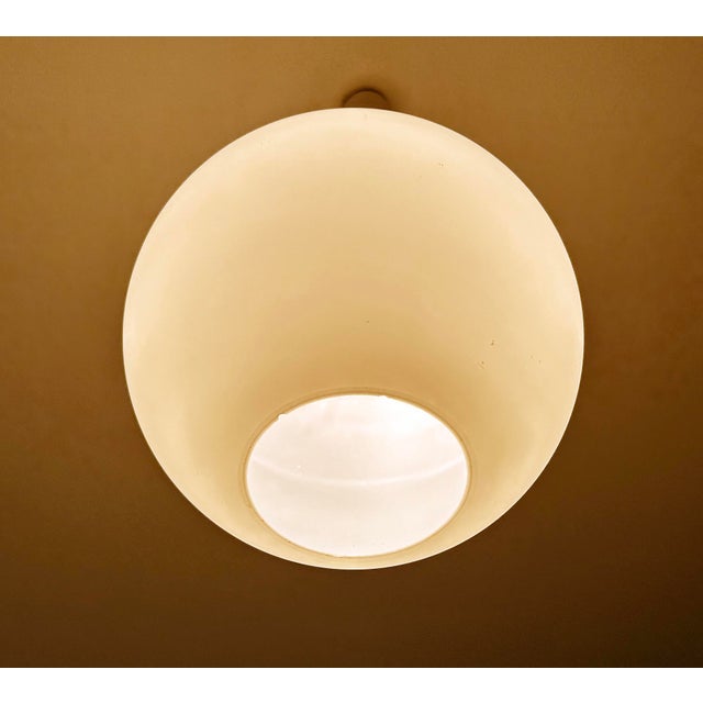 Large Vintage Glass Pendant Light from Doria, 1950s For Sale - Image 11 of 12