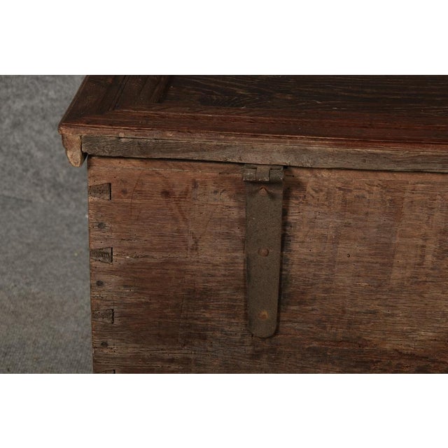 Antique Small Baroque Chest in Oak, 1750 For Sale - Image 18 of 18