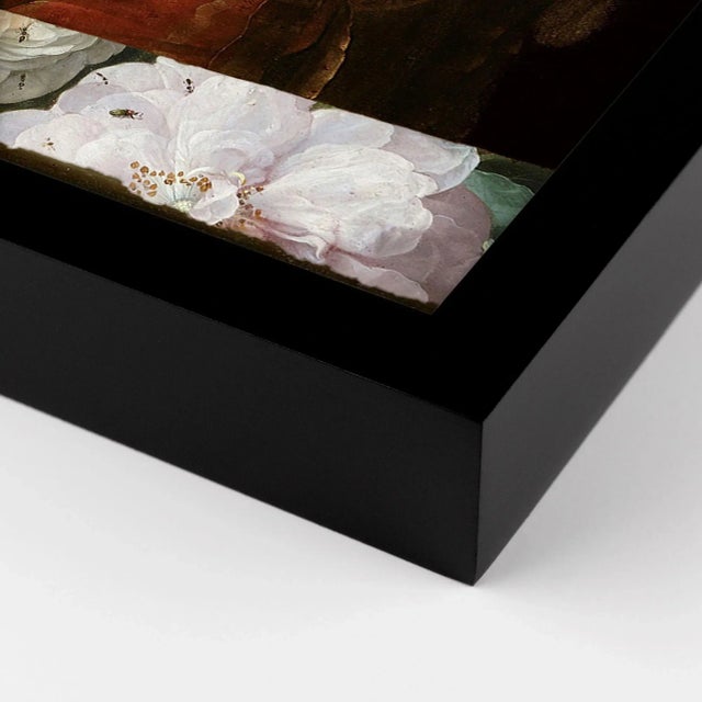 DESCRIPTION: Flower Face 1 by Lara Fowler in Black Frame, Medium Art Print SPECIFICATIONS: Type: Framed Paper. Framed Size...