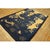 1920s Navy Blue Scene Pictorial Antique Chinese Peking Carpet Knotted Small Rug For Sale - Image 9 of 10