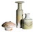 Organic Drip Glaze Ceramic Vases by Barbara Stehr, Germany, 1980s, Set of 3 For Sale