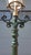 Cast Iron Lamp Post Rotterdammer with Square Copper Lantern For Sale - Image 3 of 8