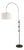 Regina Andrew Arc Steel Floor Lamp with Fabric Shade, Oil Rubbed Bronze For Sale
