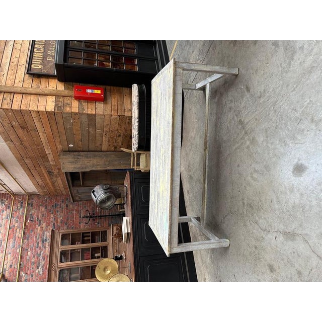 Vintage Workshop Table, 1940s For Sale - Image 4 of 10