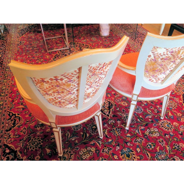 Textile William Switzer Expertly Re-Creates Louis XVI Bergère Side Chairs For Sale - Image 7 of 9