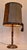 1960s Mid-Century Rustic Table Lamp with Brass Base and Handmade Leather Shade from Schröder & Co., 1960s For Sale - Image 5 of 8