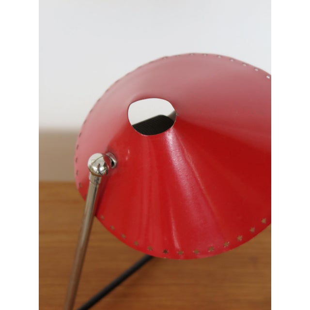 Metal Pinocchio Model Table or Wall Lamp by H.J. Busquet for Hala Zeist, Netherlands, 1950s For Sale - Image 7 of 12