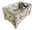 Cast Iron Rectangular Planter on Feet For Sale