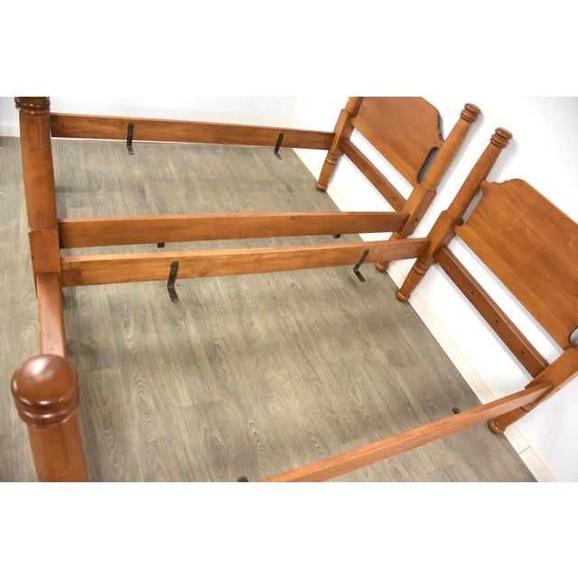 1960s Vintage Maple Twin Beds - a Pair For Sale In Boston - Image 6 of 11
