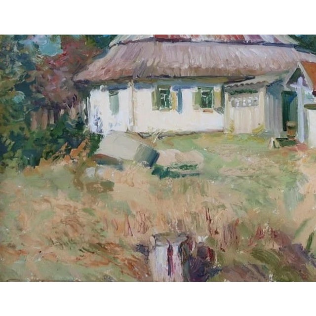 2010s Anatoly Zhezher Impressionism Summer Oil Painting, Rural Ukrainian Landscape 39-50 For Sale - Image 5 of 6