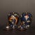 Pair of Vintage Chinese Cloisonné Dragon & Phoenix Ginger Jars With Copper Finials For Sale In Los Angeles - Image 6 of 9