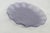Lavender Vintage Mikasa Frosted Glass Plate 1980s Ruffled Lotus Lavender Dinnerware 4748b For Sale - Image 8 of 11