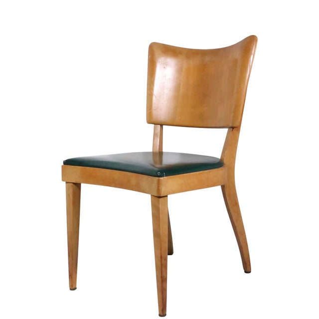 Mid 20th Century Set of Four Mid 20th Century Heywood Wakefield Dining Chairs M -555a For Sale - Image 5 of 13