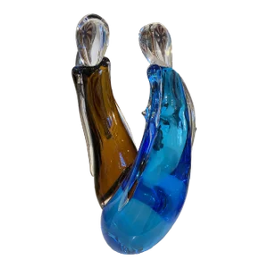 Lovers Murano Glass Statue
