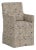 Slipcover for Stoffer Home x Cloth & Company for Lindy Dining Armchair in Bird Toile Sand For Sale