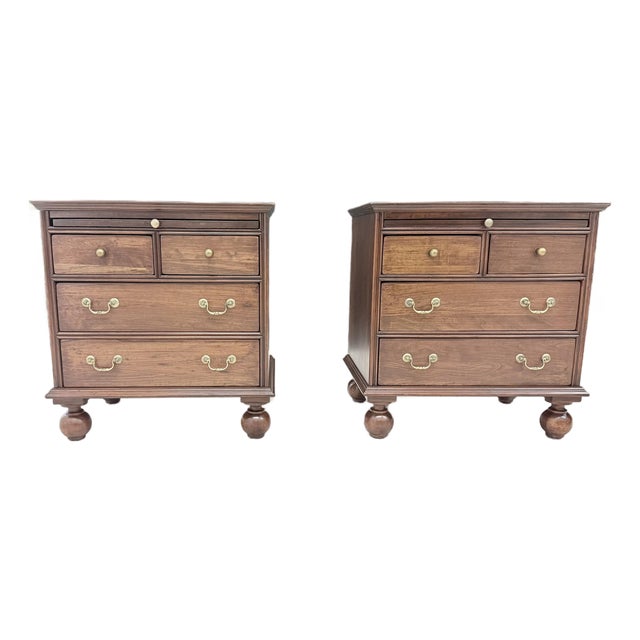 Bob Timberlake for Lexington Cherry Nightstands — Pair For Sale