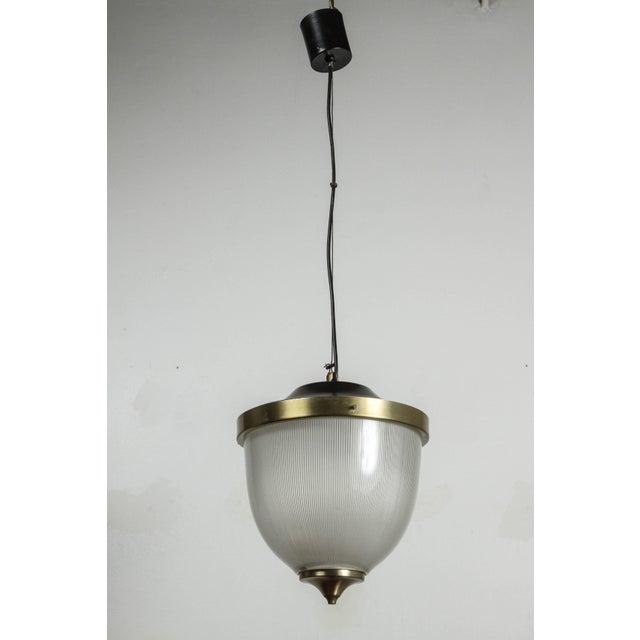 Metal 1960s Vintage Mazzega Murano Pendant Light For Sale - Image 7 of 7