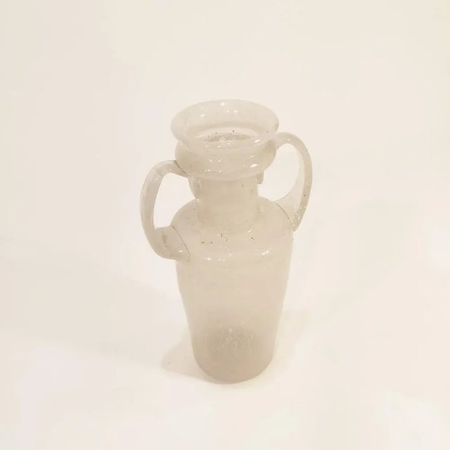 Flavio Poli Murano Crystal Vase attributed to Flavio Poli by Vetri d'Art, 1940s For Sale - Image 4 of 9