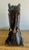 Primitive Hand-Chiseled Horse Sculptures, Wood, Spain, 1940s For Sale - Image 12 of 14