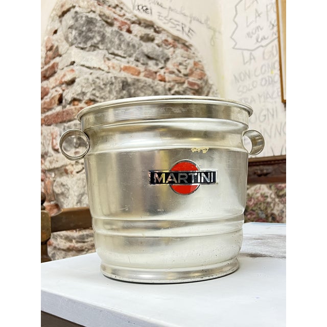 1960s Vintage Italian Martini Ice Bucket, 1960s For Sale - Image 5 of 6