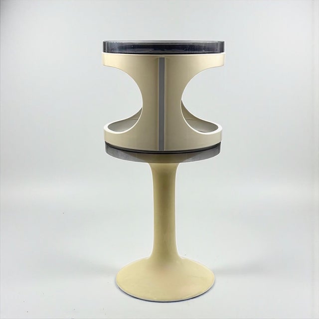 Plastic Modular ABS Table with Smoked Trays from Tatay, 1970s For Sale - Image 7 of 18