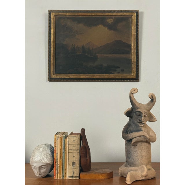 Untitled Mountainous Seascape Anonymous Artist, 19th Century Oil on canvas, unsigned Dimensions: 16.75 x 21 in. Housed in...