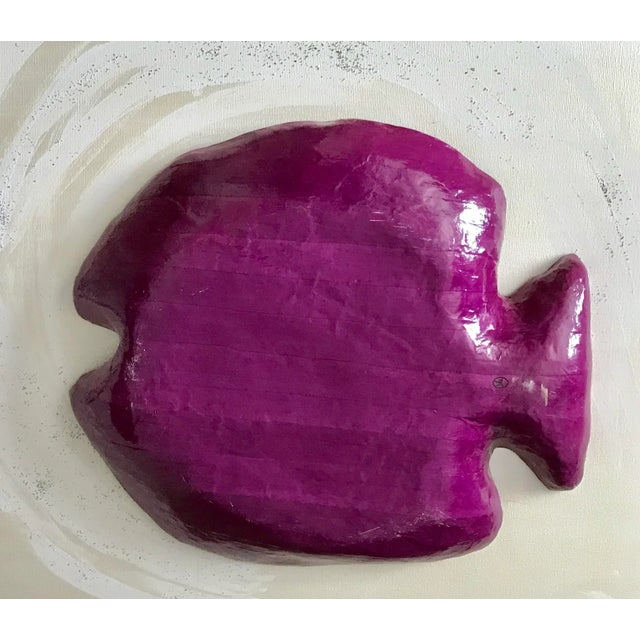 What a fun piece to add to your decor! Use as a platter or tray by the pool or in the kitchen, its fun colors will bring a...