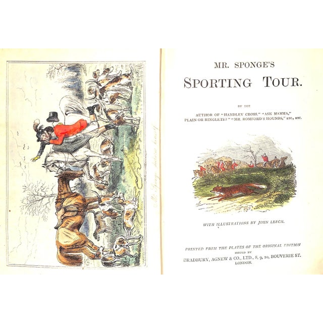 SURTEES, Robert S. [397] pp. Bradbury, Agnew & Co., Ltd. 1926 8 1/8" x 6" w/ illustrations by John Leech In "Mr. Sponge's...