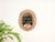 Franco Albini Large Oval Mirror in Bamboo, Rattan and Wicker by Franco Albini, Italy, 1970s For Sale - Image 4 of 11