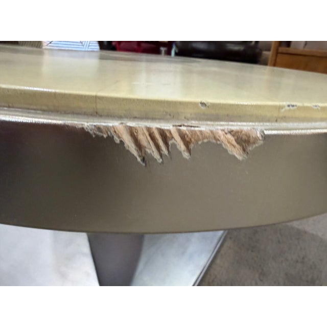 Artmax Postmodern Faux Stone and Wood Side Table For Sale In Las Vegas - Image 6 of 8