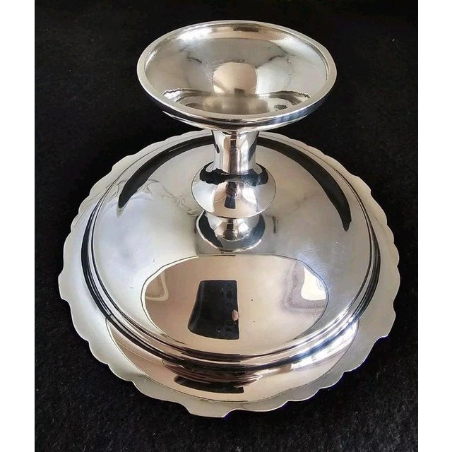 Sterling Silver Pedestal Tazza Bon Bon Dish by William Aitken, Birmingham, 1904 For Sale - Image 14 of 18