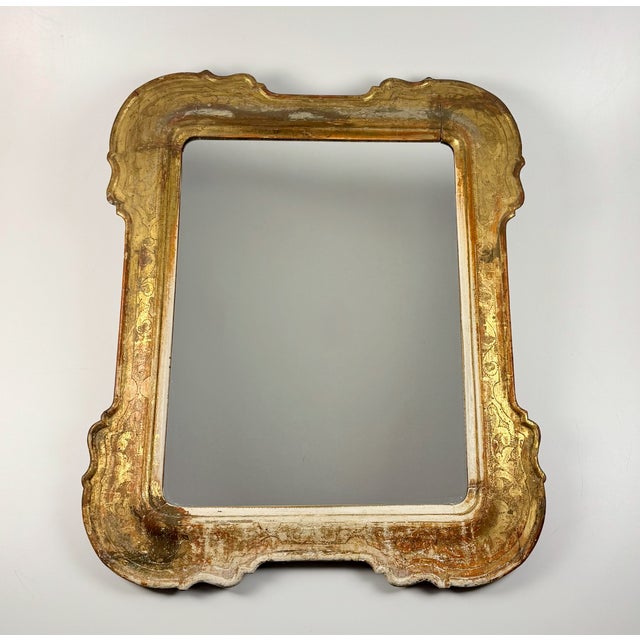 Antique Gilded Carved Wood Wall Mirror, 19th Century For Sale - Image 10 of 10
