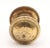 Reclaimed dummy door knob set made of polished brass with a beaded design. The rosette is stamped 'Made in Italy'. Priced...