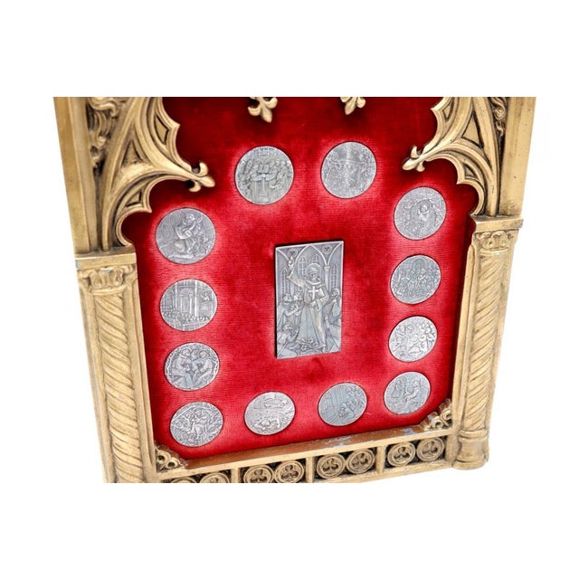 Frame with Silver Medals For Sale - Image 4 of 10