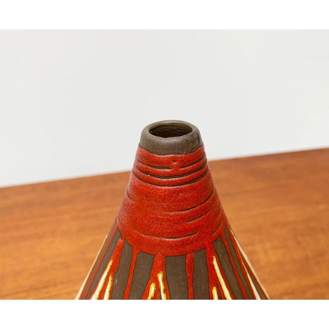 Ceramic Mid-Century German Vase from Trenck Kellinghusen, 1960s For Sale - Image 7 of 18