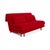 Modern Three-Seater Red Fabric Silver Frame with Manual Sleeper Function Multy Sofa Bed from Ligne Roset For Sale - Image 3 of 13