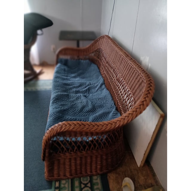 Vintage Henry Link Wicker Furniture Set For Sale - Image 6 of 18