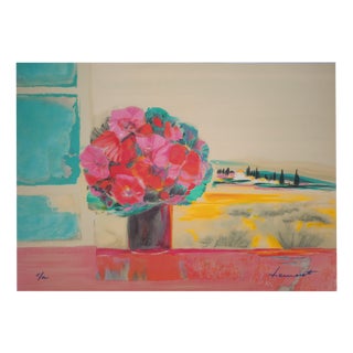 Claude Hemeret, Provence, Window on the Hinterland, Lithograph For Sale