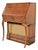 Globe Wernicke Antique Mission Oak Arts & Crafts Slant Front Secretary Desk With Barrister Bookcase, Circa 1910 For Sale