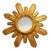 Mid-Century Modern Hollywood Regency Gilt Sunburst Wall Mirror, 1960s For Sale
