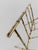 Vintage Gilded Brass & Faux Bamboo Magazine Rack, Italy, 1960s For Sale - Image 11 of 18
