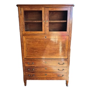 Early 19th Century French Louis XVI Secretaire Abattant For Sale