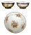 French Porcelain Mazarine Blue-Ground Punch Bowl With London View and Botanical Interior For Sale