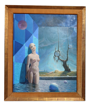 Arthur Maria Rener, Composition, 1965, Oil on Board