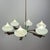 Mid-Century Chandelier with Teak and Murano Glass from Stilnovo, Italy, 1950s For Sale - Image 16 of 18