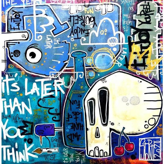 Yohan STORTI Enjoy yourself, 2022 Screen print on Fabriano fine art paper Ref: Tintoretto Neve 240g Signed and numbered by...