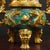 Turquoise Late 20th Century Cloisonné Enamel Dragon Censer With Gilt Guardian Lion Finial For Sale - Image 8 of 10